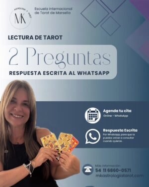 2 Preguntas por watsup al tarot